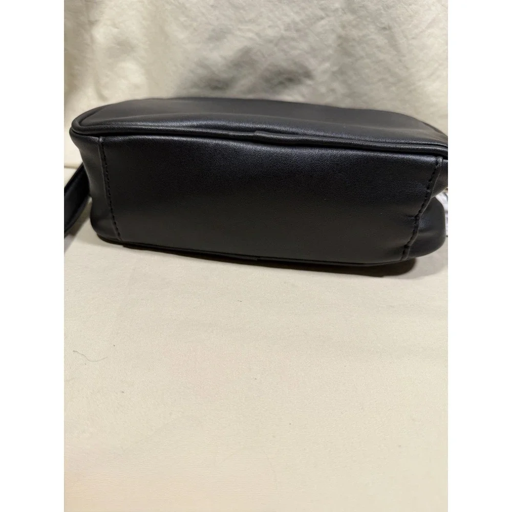 NWT London Fog Quilted 100th Anniversary Black Lexi Nylon Cross Body Purse/Bag